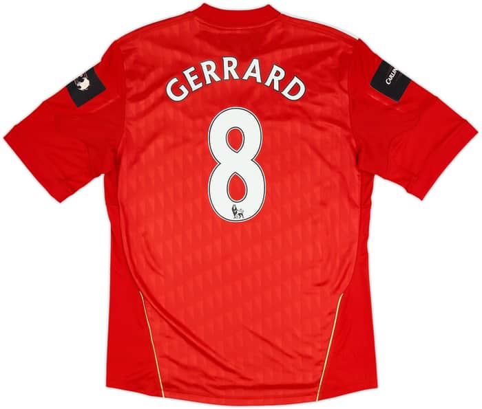 2010-12 Liverpool 'Carling Cup Final' Home Shirt Gerrard #8 (L)