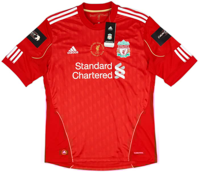 2010-12 Liverpool 'Carling Cup Final' Home Shirt Gerrard #8 (L)