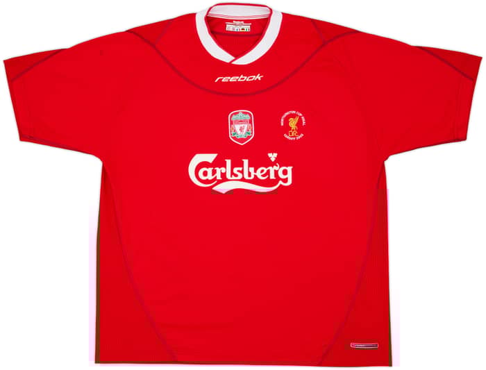 2002-04 Liverpool Worthintgton Cup Winners Home Shirt Owen #10 - 6/10 - (XL)