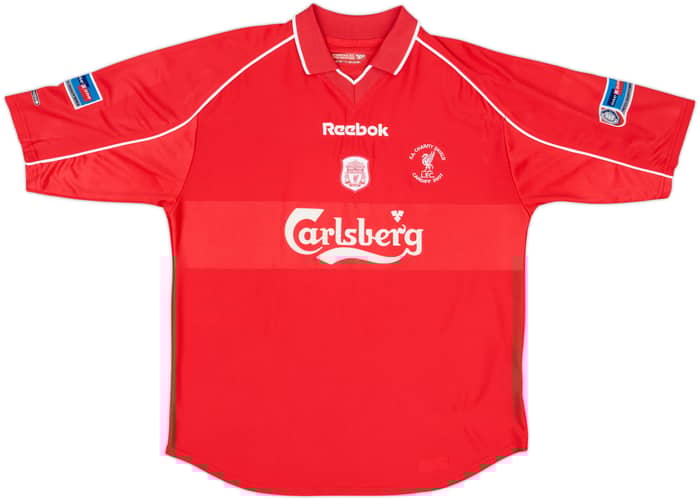 2000-02 Liverpool 'FA Charity Shield Final' Home Shirt Owen #10 - 9/10 - (L)