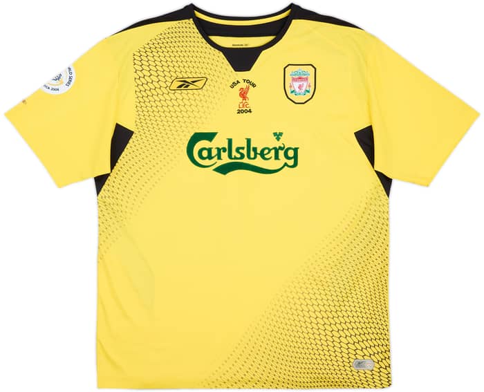 Camiseta de visitante 'USA Tour 2004' del Liverpool 2004-06 Gerrard #8 - 9/10 - (L)