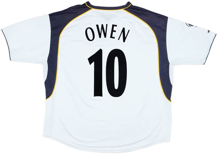 2001-03 Liverpool 'UEFA Super Cup' Away Shirt Owen #10 - 8/10 - (M)