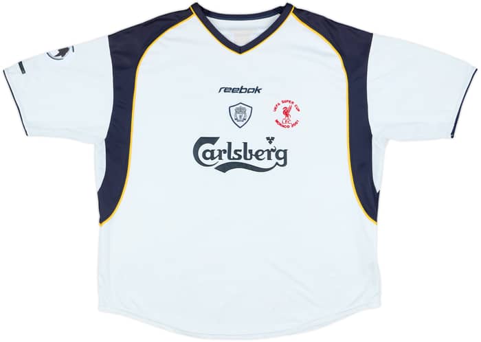 2001-03 Liverpool 'UEFA Super Cup' Away Shirt Owen #10 - 8/10 - (M)