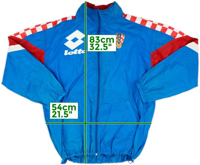 1996-98 Croatia Lotto Track Jacket - 8/10 - (M)