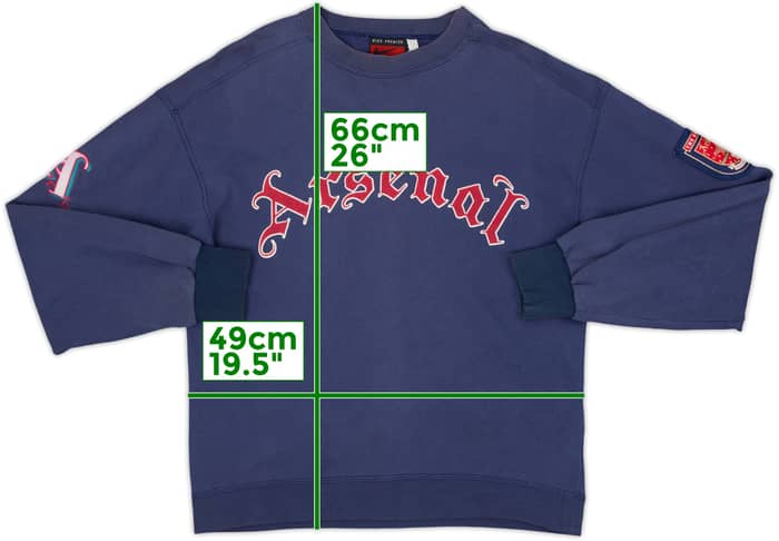 1995-96 Arsenal Nike Sweat Top - 6/10 - (M)