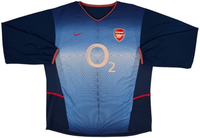 2002-04 Arsenal Away L/S Shirt Henry #14 - 6/10 - (XL)