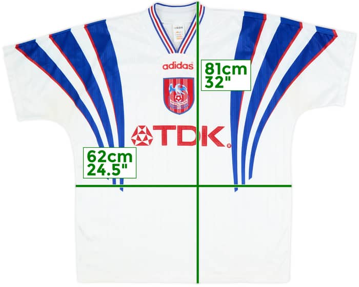 Camiseta de visitante del Crystal Palace 1996-97 - 8/10 - (XL)