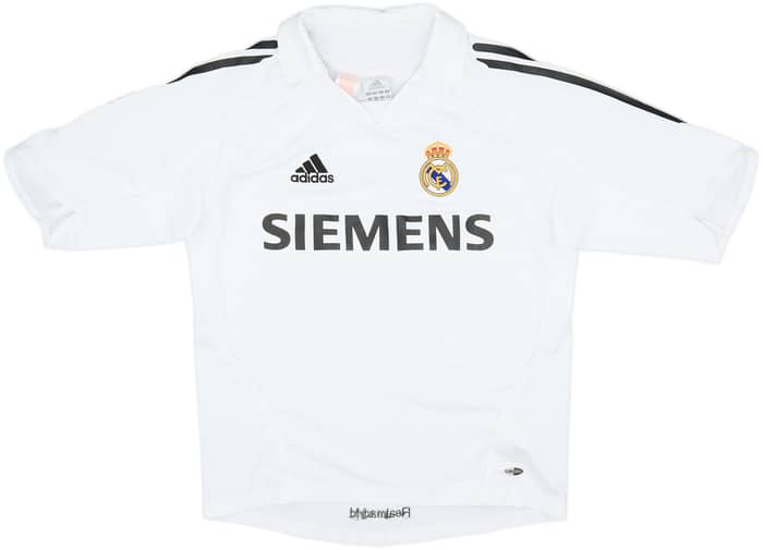 2005-06 Real Madrid Home Shirt - 8/10 - (L.Boys)