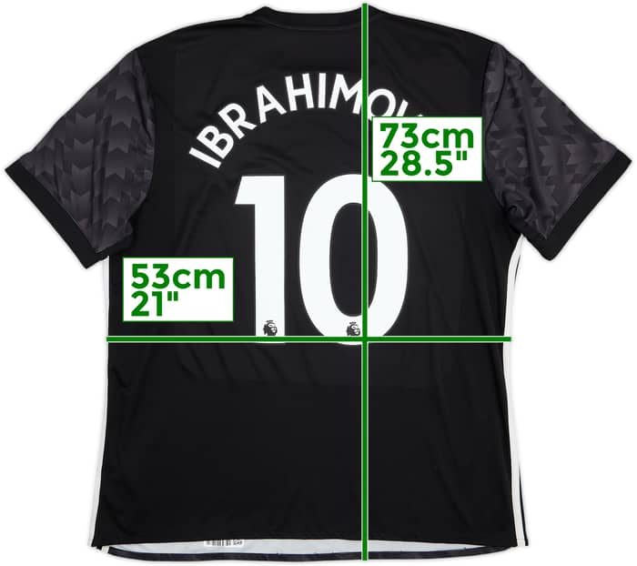 2017-18 Manchester United Away Shirt Ibrahimovic #10 - 6/10 - (XL)
