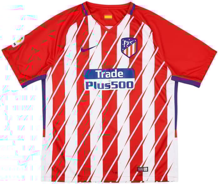 2017-18 Atletico Madrid Home Shirt F.Torres #9 - 6/10 - (XL)