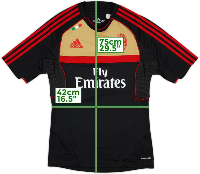 2011-12 AC Milan adidas Training Shirt - 10/10 - (M)