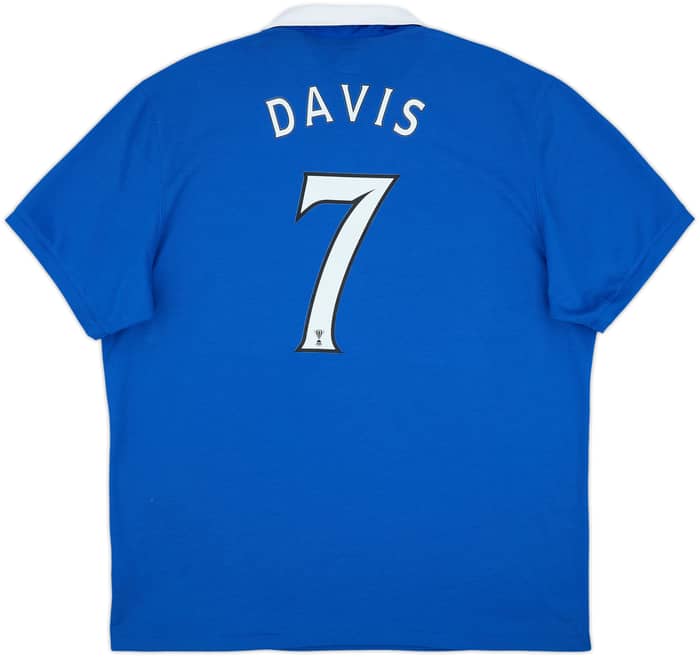 2010-11 Rangers Home Shirt Davis #7 - 8/10 - (XXL)