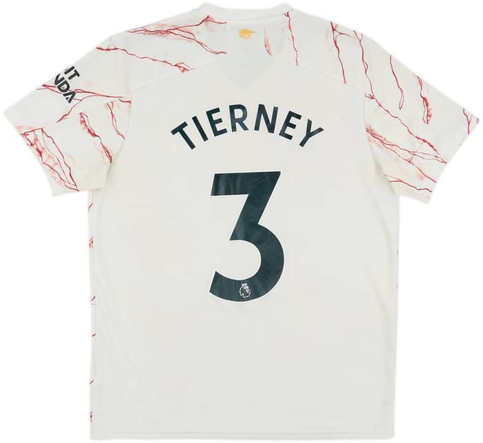 2020-21 Arsenal Away Shirt Tierney #3 - 5/10 - (L)
