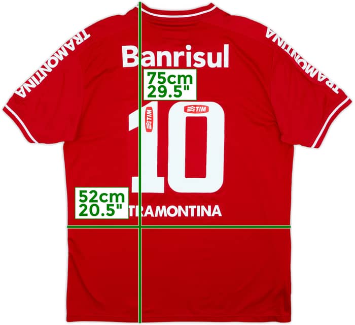 2011-12 Internacional Home Shirt #10 - 9/10 - (L)