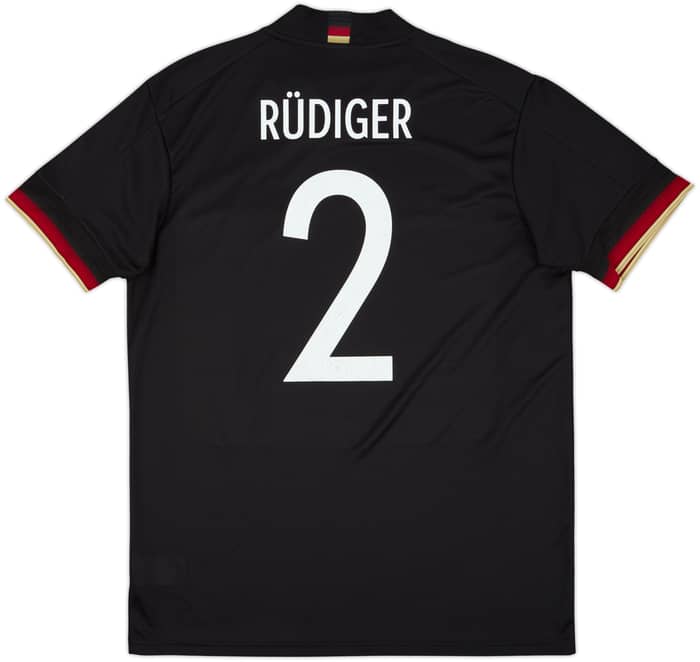 2020-21 Germany Away Shirt Rudiger #2 - 10/10 - (L)