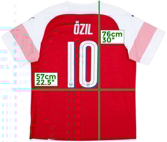 2018-19 Arsenal Home Shirt Ozil #10 - 10/10 - (XL)