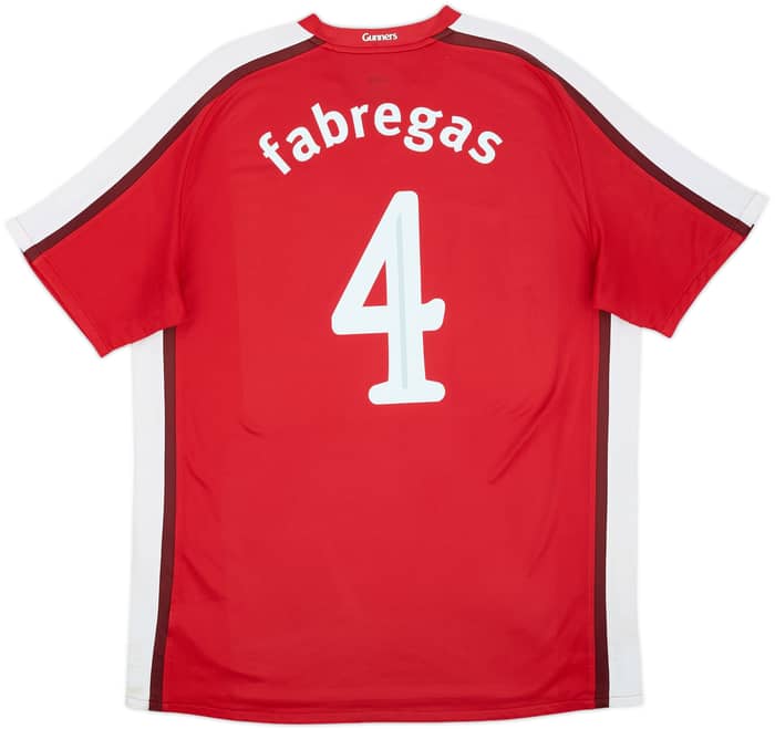 2008-10 Arsenal Home Shirt Fabregas #4 - 6/10 - (XL)