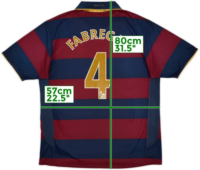 2007-08 Arsenal Third Shirt Fabregas #4 - 8/10 - (L)