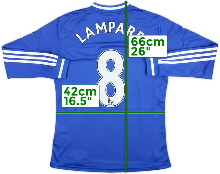 2013-14 Chelsea Home Shirt Lampard #8 - 6/10 - (L.Boys)