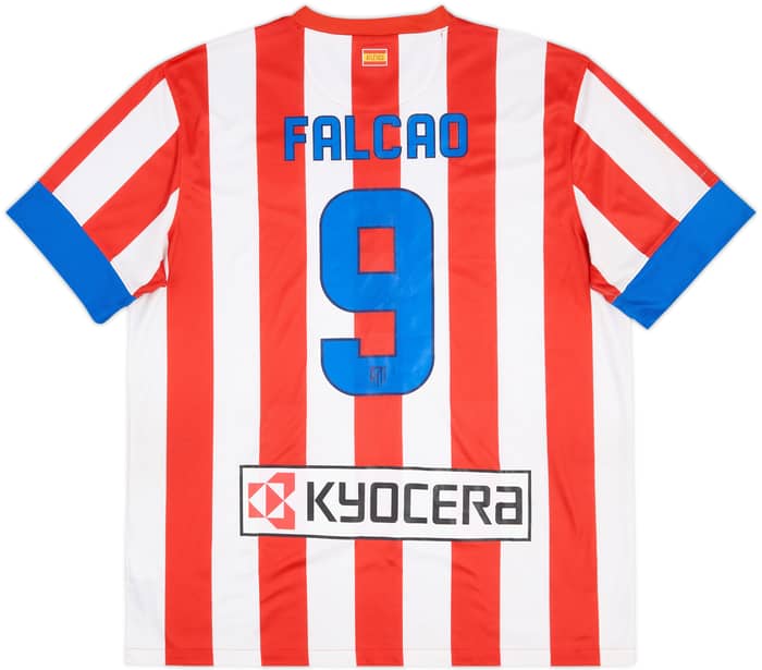 2012-13 Atletico Madrid Home Shirt Falcao #9 - 8/10 - (XL)