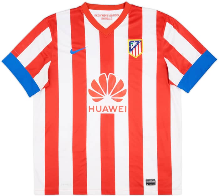 2012-13 Atletico Madrid Home Shirt Falcao #9 - 8/10 - (XL)