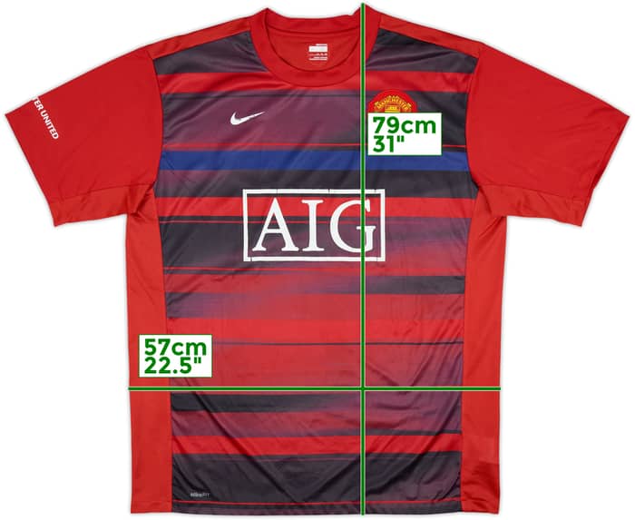 2009-10 Manchester United Nike Training Shirt - 5/10 - (XL)