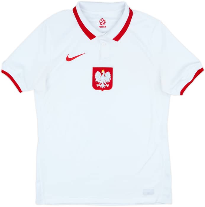 2020-21 Poland Home Shirt Lewandowski #9 - 7/10 - (M)