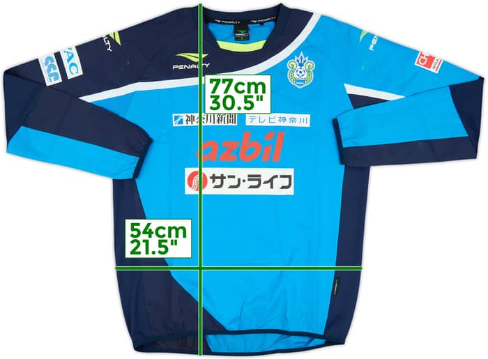 2013 Shonan Bellmare Player Issue Penalty Drill Top - 7/10 - (L)