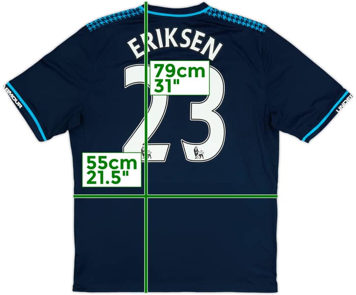 2013-14 Tottenham Third Shirt Eriksen #23 - 8/10 - (XL)