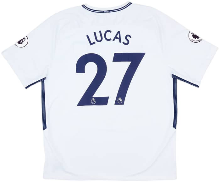 2017-18 Tottenham Home Shirt Lucas #27 - 9/10 - (XL)