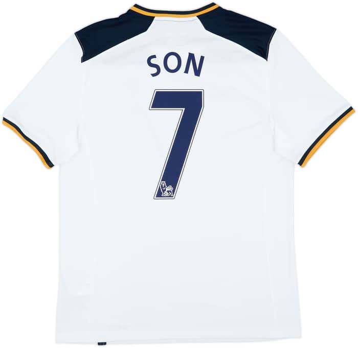 2016-17 Tottenham Home Shirt Son #7 - 10/10 - (XL)