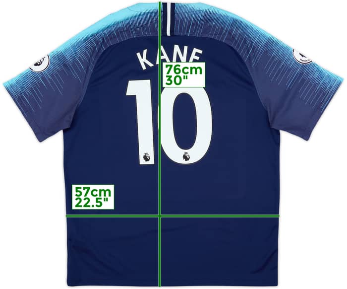 2018-19 Tottenham Away Shirt Kane #10 - 10/10 - (XL)