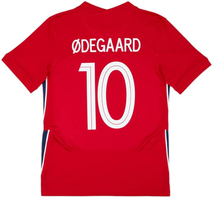 2020-22 Norway Home Shirt Odegaard #10 - 8/10 - (S)