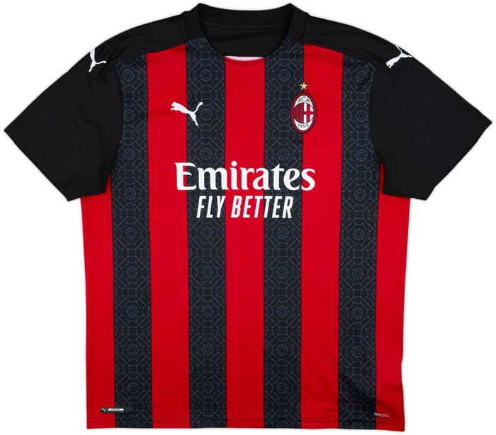 2020-21 AC Milan Home Shirt R.Leao #17 - 10/10 - (XL)