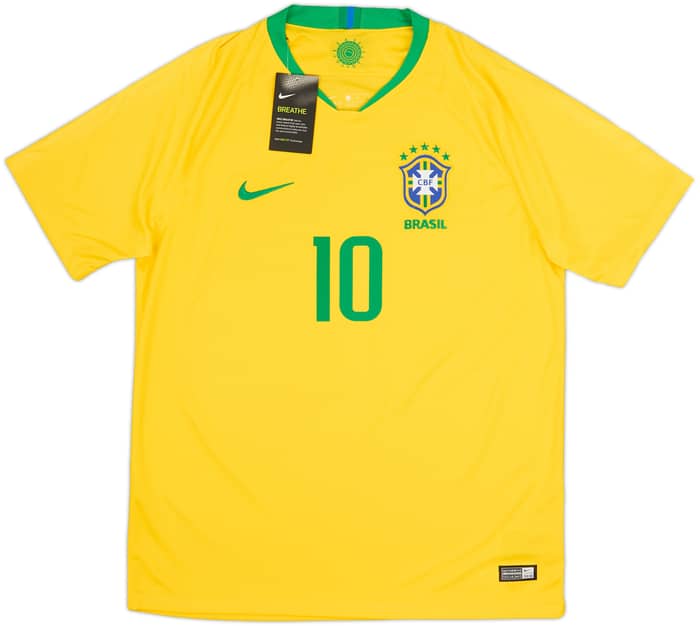 2018-19 Brazil Home Shirt Neymar #10 (L)