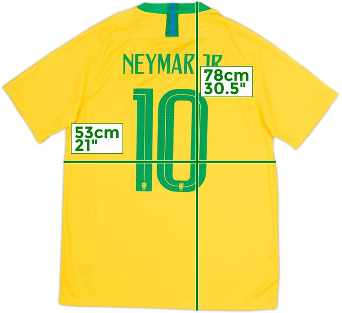 2018-19 Brazil Home Shirt Neymar #10 (L)