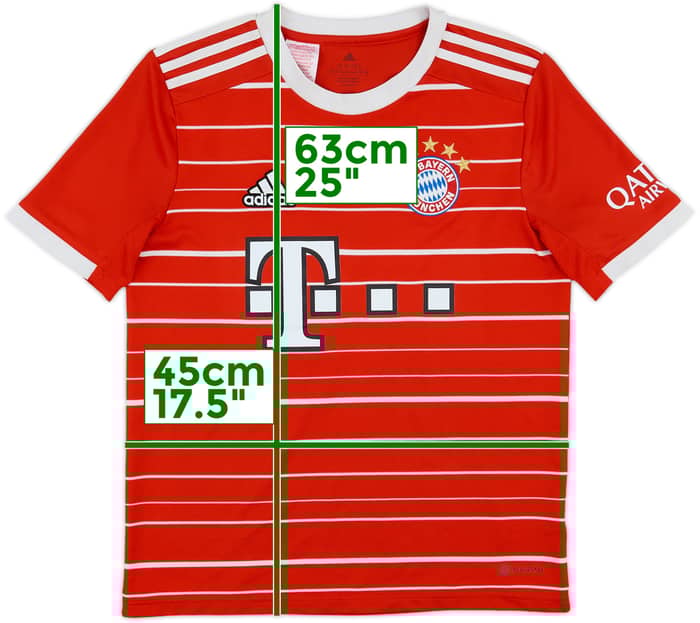 2022-23 Bayern Munich Home Shirt - 7/10 - (L.Boys)