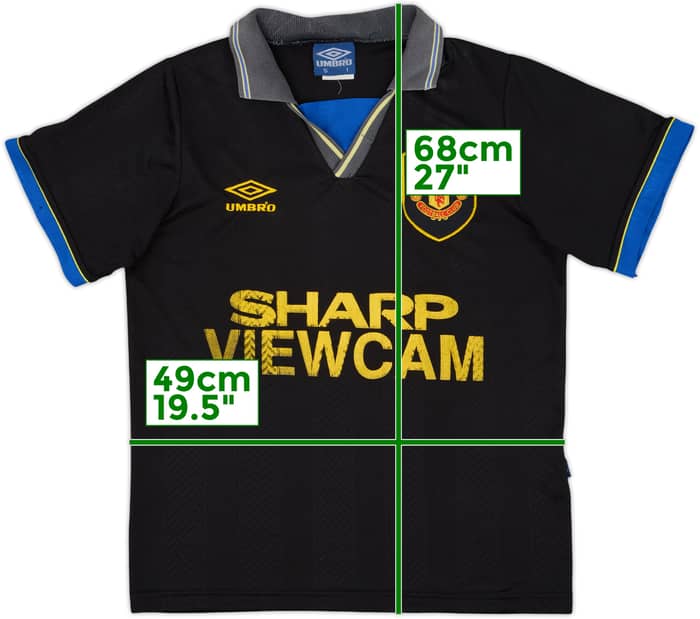 1993-95 Manchester United Away Shirt - 5/10 - (S)