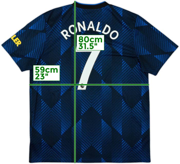2021-22 Manchester United Third Shirt Ronaldo #7 - 10/10 - (XL)