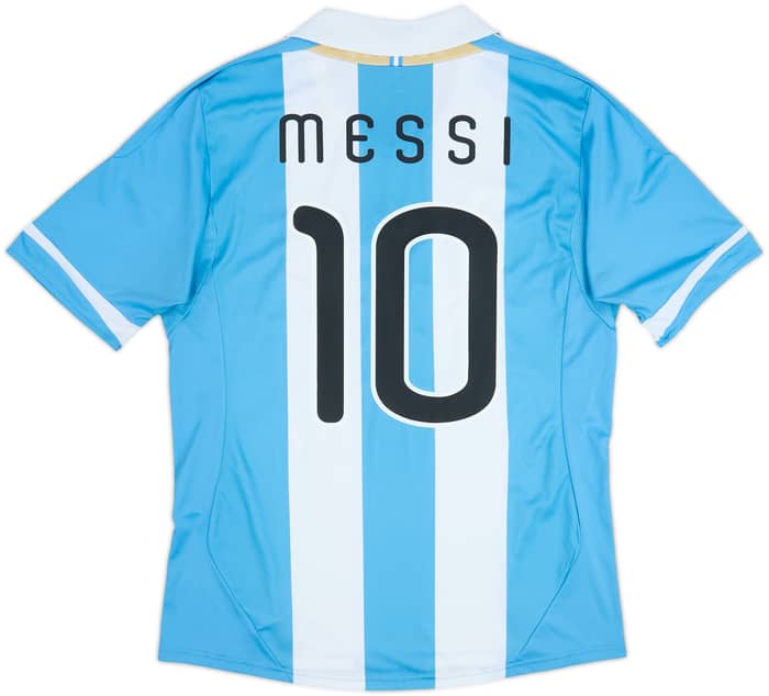 2011-13 Argentina Home Shirt Messi #10 - 9/10 - (L)