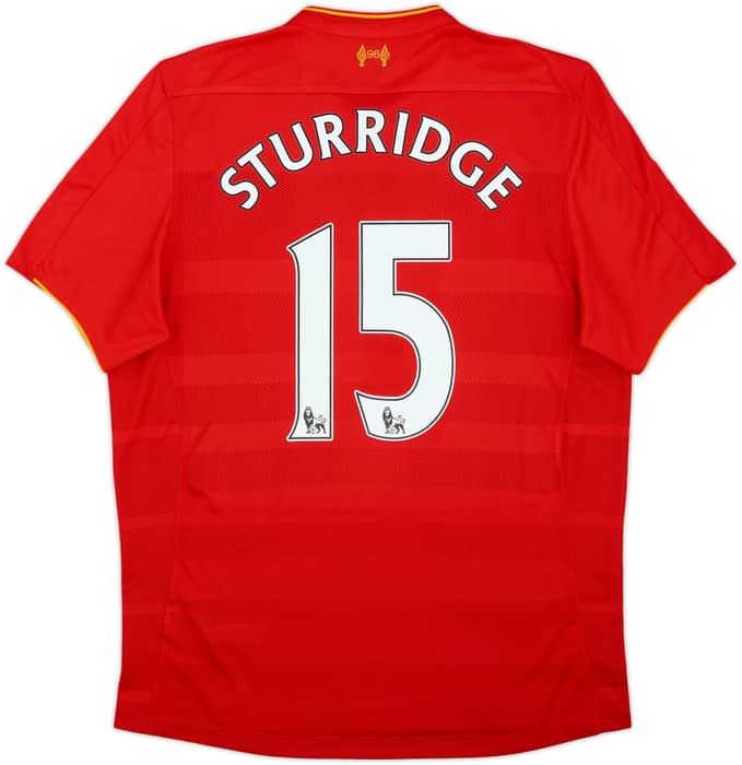 2016-17 Liverpool Home Shirt Sturridge #15 - 8/10 - (L)