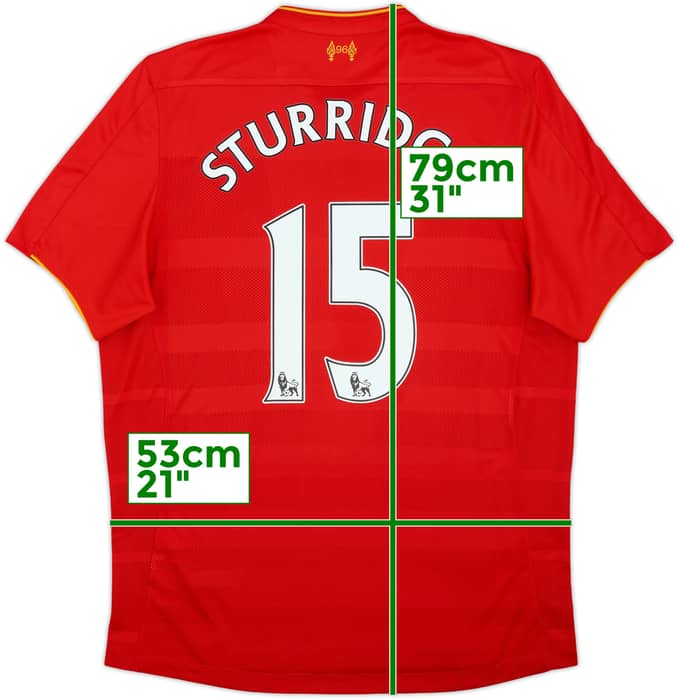 2016-17 Liverpool Home Shirt Sturridge #15 - 8/10 - (L)