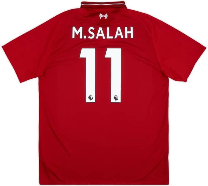 2018-19 Liverpool '6 Times' Home Shirt M.Salah #11 - 10/10 - (L)