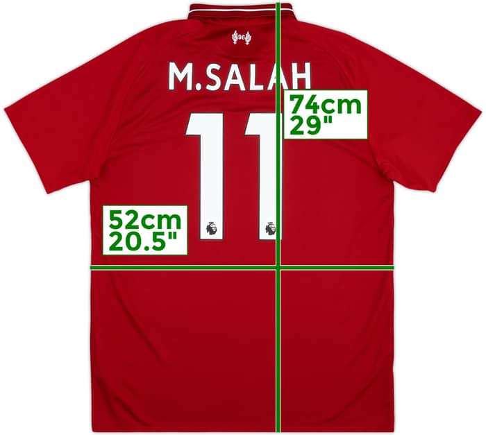2018-19 Liverpool '6 Times' Home Shirt M.Salah #11 - 10/10 - (L)