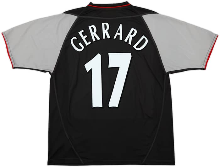 2002-04 Liverpool Away Shirt Gerrard #17 - 8/10 - (L)