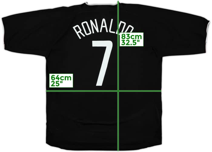 2003-05 Manchester United Away Shirt Ronaldo #7 - 7/10 - (XXL)