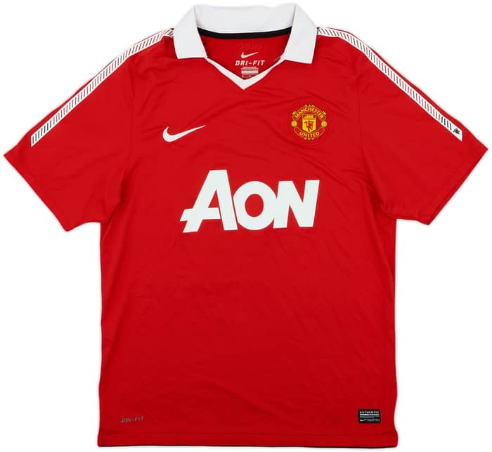 2010-11 Manchester United Home Shirt Chicharito #14 - 8/10 - (M)