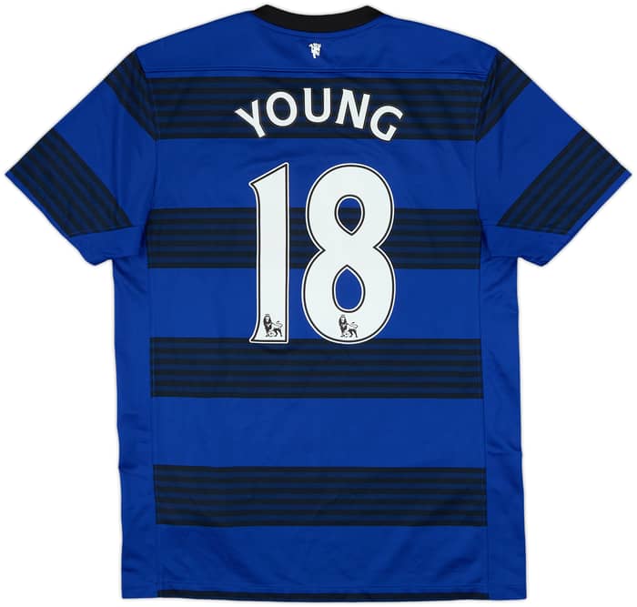 2011-13 Manchester United Away Shirt Young #18 - 10/10 - (M)