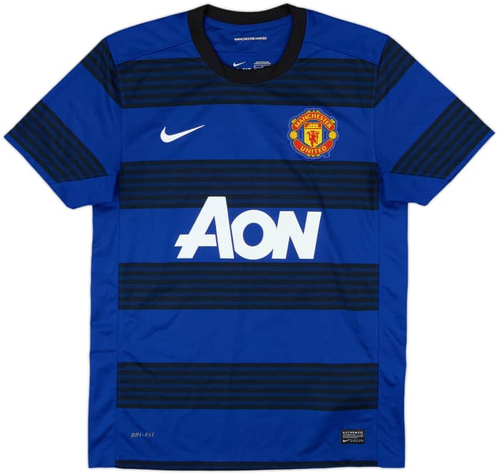 2011-13 Manchester United Away Shirt Young #18 - 10/10 - (M)