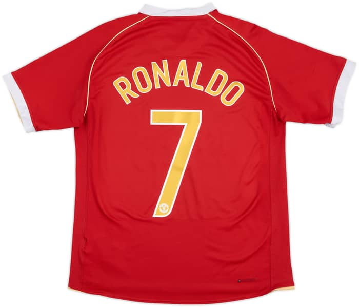 2006-07 Manchester United Home Shirt Ronaldo #7 - 7/10 - (M)